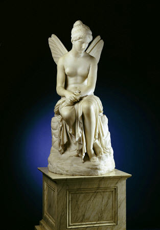 An Important Italian White Marble Figure Of Psyche Abandoned van 