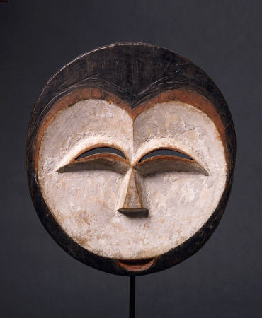 A Rare Kwele Circular Mask van 