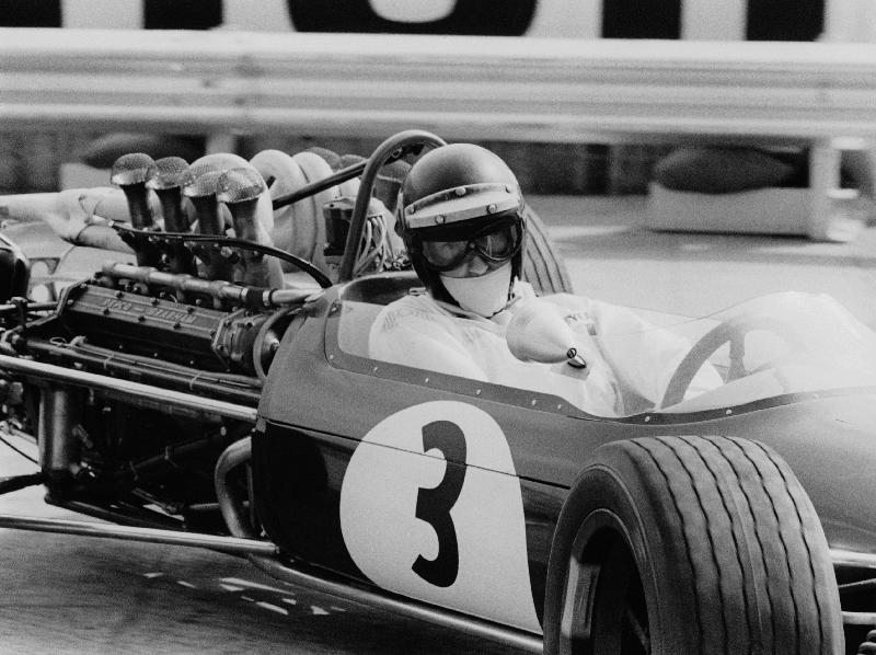 Austrian pilot Jochen Rindt at Grand Prix of Monaco van 