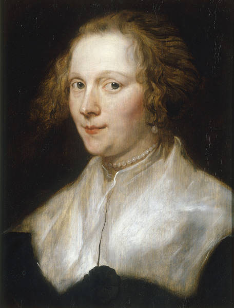A.van Dyck, Bildnis junger Frau van 