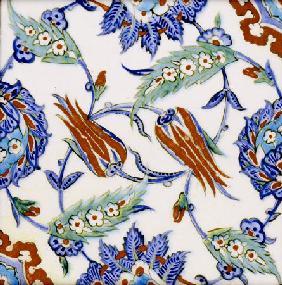 An Iznik Pottery Tile, C