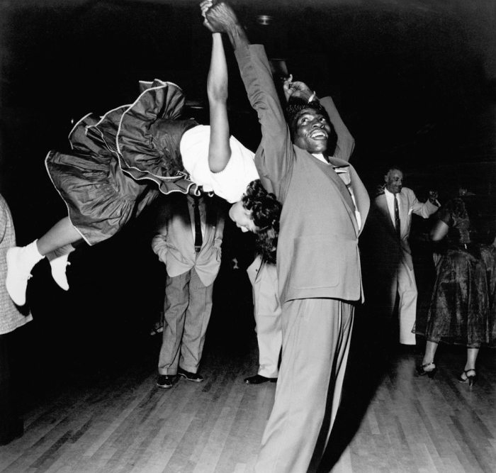 Couple dancing at Savoy Ballroom, Harlem van 