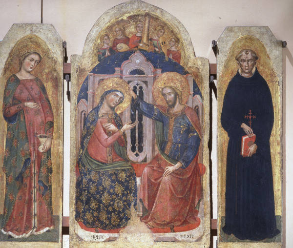 Caterino, Marienkroenung mit Heiligen van 