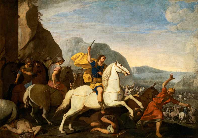 Saint James At The Battle Of Clavijo van 