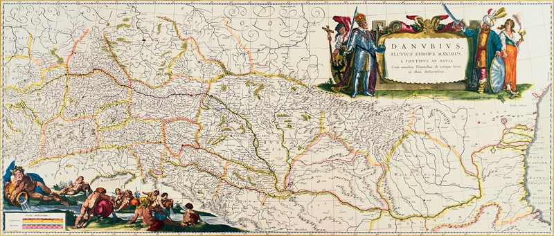 Danube , Map van 