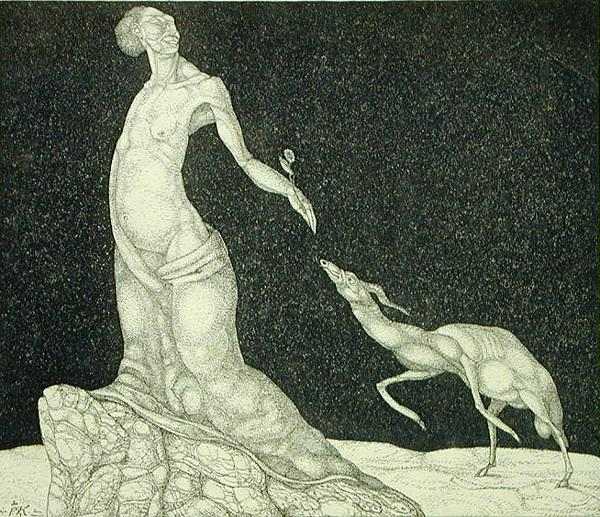Flower and Animal, 1904 (etching on zinc)  van 