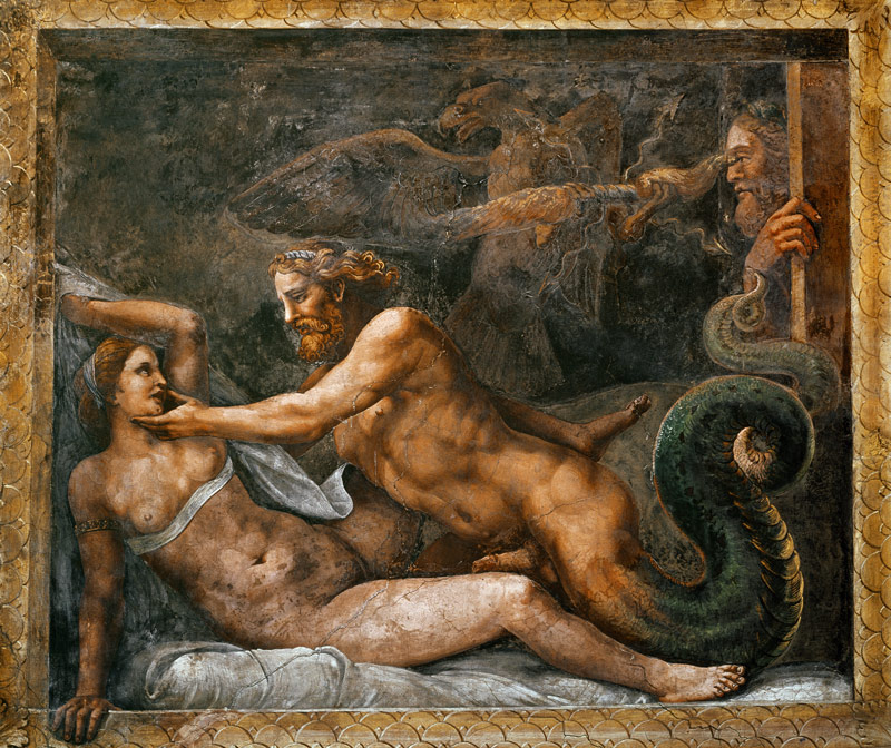 Giulio Romano, Jupiter und Olympias van 
