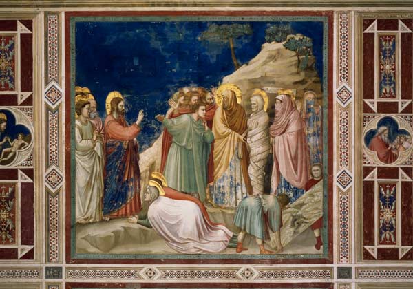 Giotto, Auferweckung des Lazarus van 