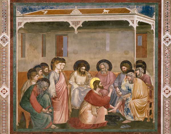 Giotto, Fusswaschung van 
