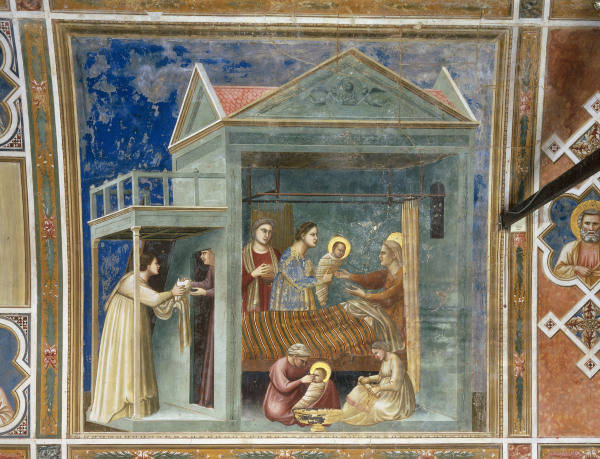 Giotto, Geburt Mariae van 