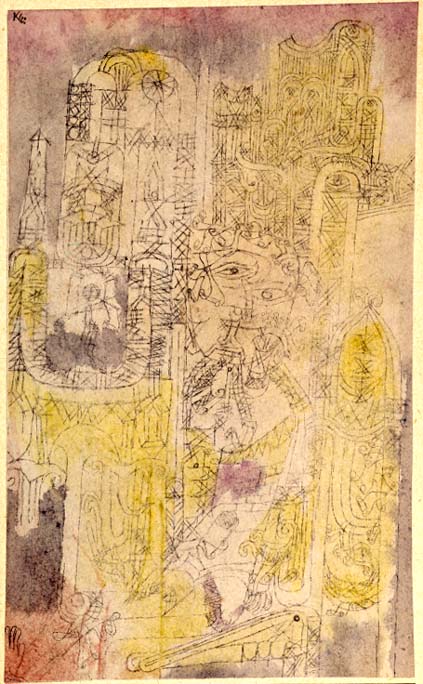 Gothic Rococo, 1919 (no 67) (pen & w/c on paper on cardboard)  van 