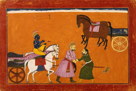 ? Illustration To Bhagavatat Purana Basoli Circa 1750 van 