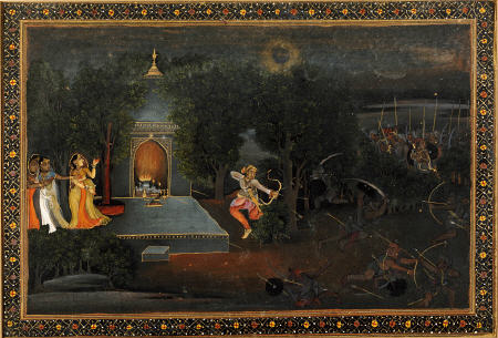 Illustration To The Ramayana, Possibly By Mir Kalan Oudh, Circa 1750-1760 van 
