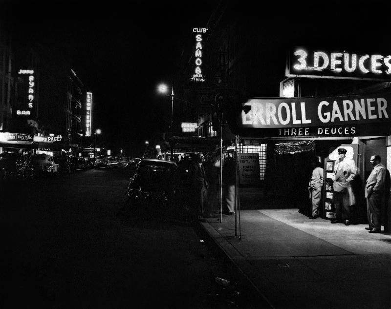 jazz club Three Deuces in the 52nd Street in New York van 