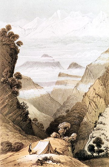 Mt. Kanchenjunga, Sikkim from Hooker''s Journal van 