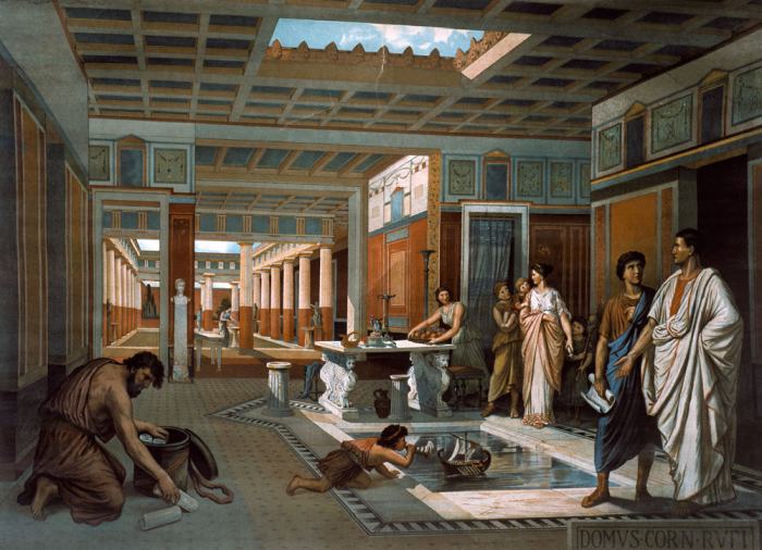 Pompeii , Cornelius Rufuss house van 