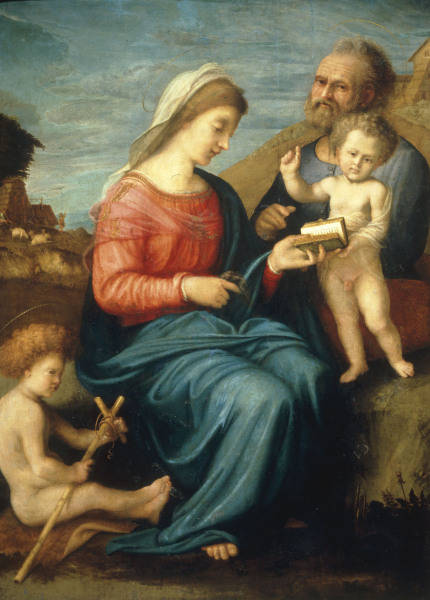 Piero di Cosimo, Heilige Familie van 