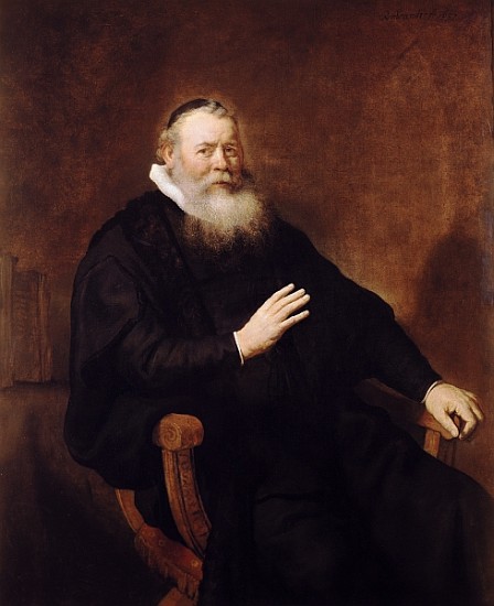 Portrait of Pastor Eleazer Swalmius, 1637-42 van 