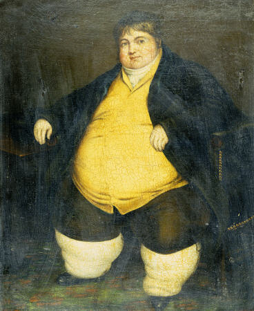 Portrait Of Daniel Lambert (1770-1809) van 
