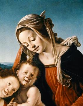 Piero di Cosimo, Maria mit Kind u.Engeln