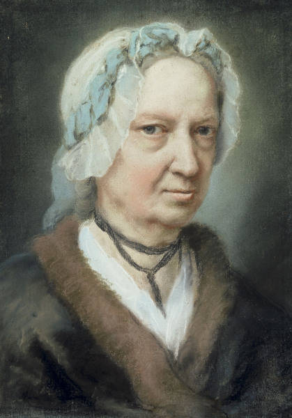 R.Carriera, Bildnis einer aelteren Dame van 