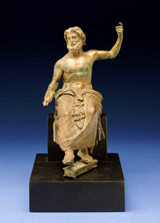 Roman Bronze Figure Of Zeus van 