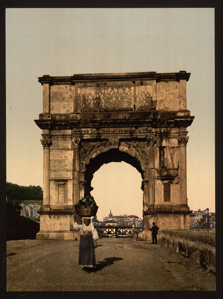 Italy, Rome, Arch of Titus van 