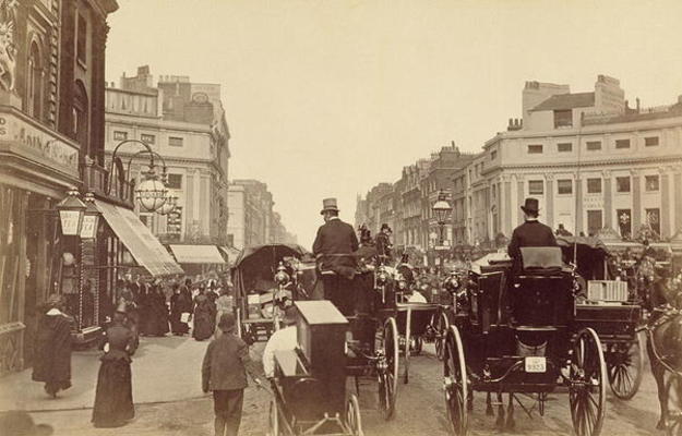 Regent Circus, London, c.1880 (sepia photo) van 