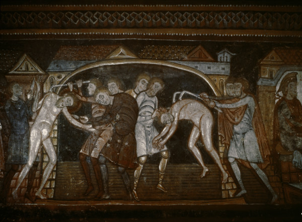 Saint-Savin, Krypta / Wandmalerei van 