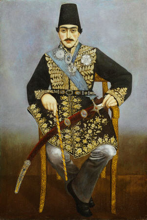 Seated Portrait Of Nasir Al-Din Shah van 