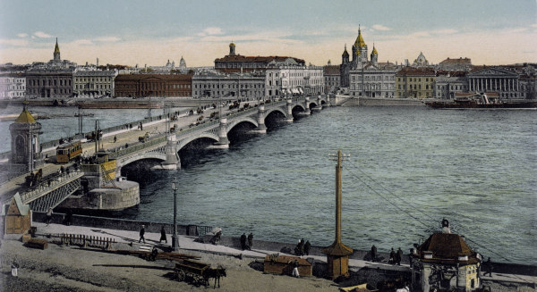 St Petersburg, Nikolaevsky Bridge van 