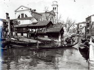 San Trovaso Boatyard (b/w photo)