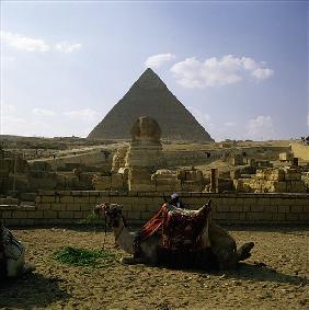 The Great Pyramid and the Sphinx