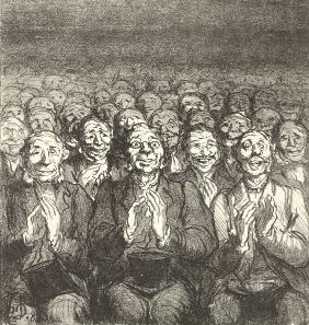 Theater, .. les Parisiens / H.Daumier