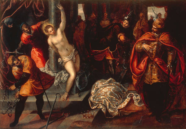 Tintoretto, Hl.Katharina Auspeitschung van 