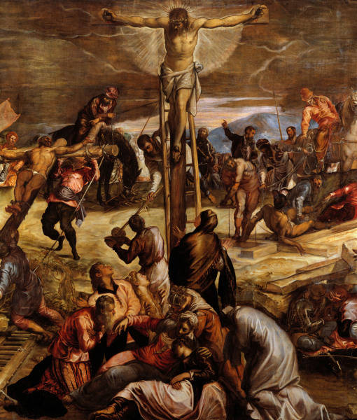 Tintoretto, Kreuzigung, Ausschnitt van 