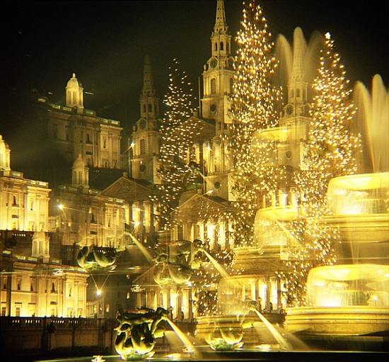 Trafalgar Square, Christmas Lights van 