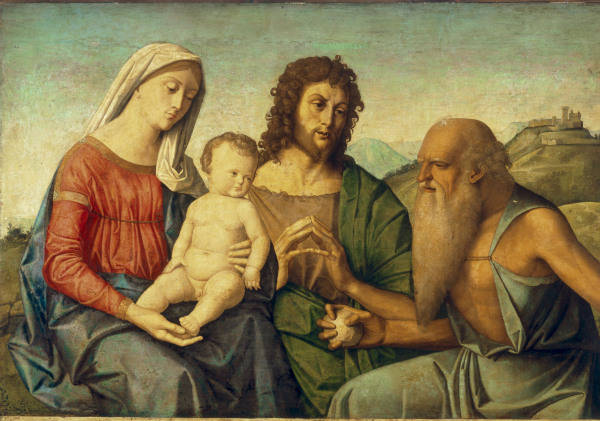 V.Catena, Maria mit Kind u.Heiligen van 