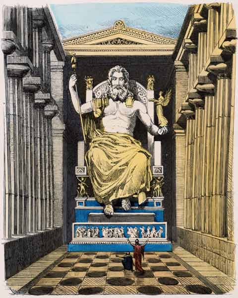 Olympia , Temple of Zeus van 
