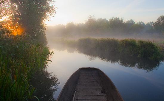 Herbststimmung im Spreewald van Patrick Pleul