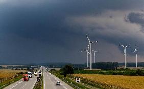 Unwetter in Frankfurt (Oder)