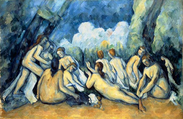 Die großen Badenden van Paul Cézanne