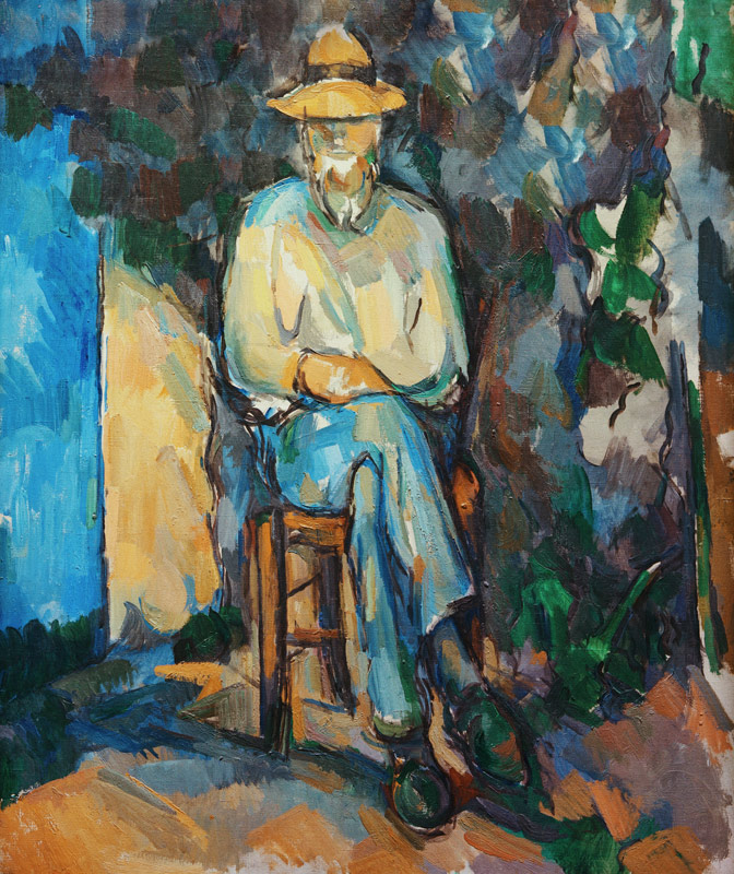 De tuinman Vallier - van Paul Cézanne