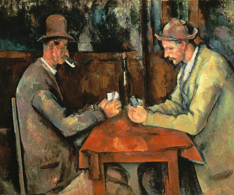 Kaartspelers  van Paul Cézanne