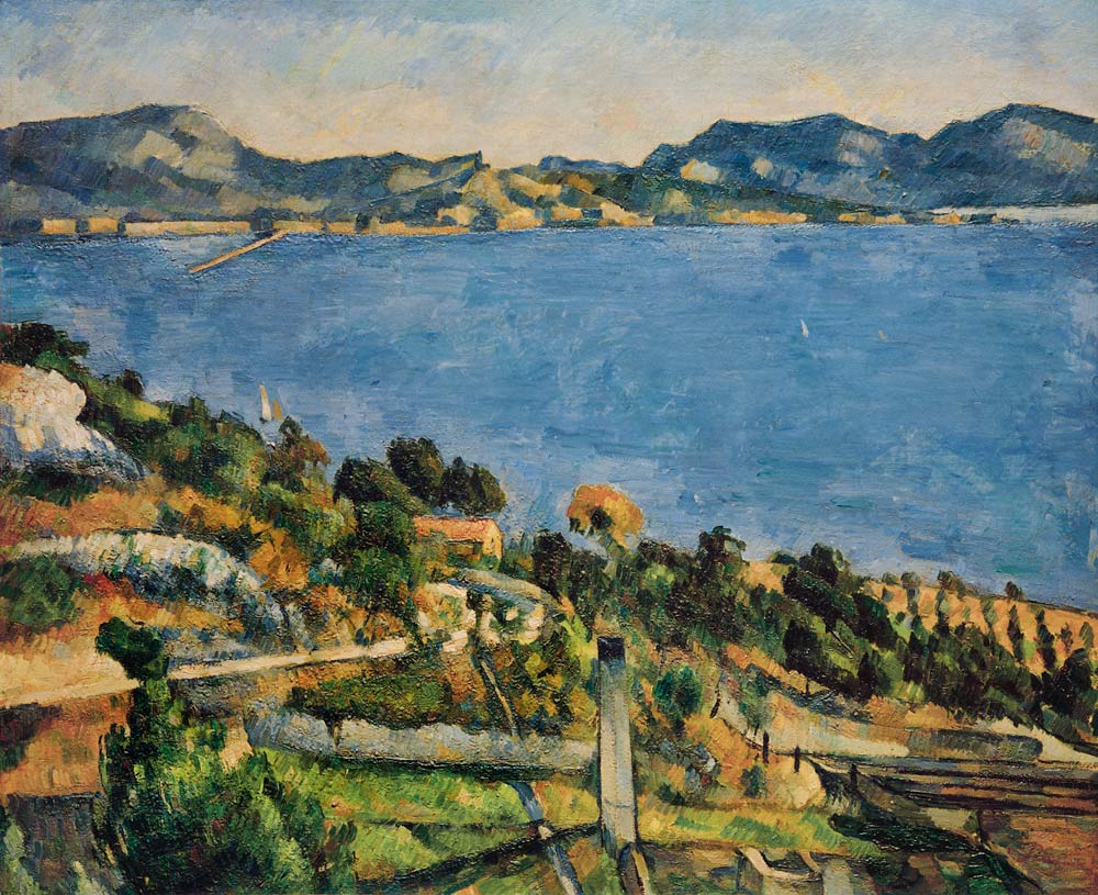 Estaque Landschaft am Golf von Marseille van Paul Cézanne