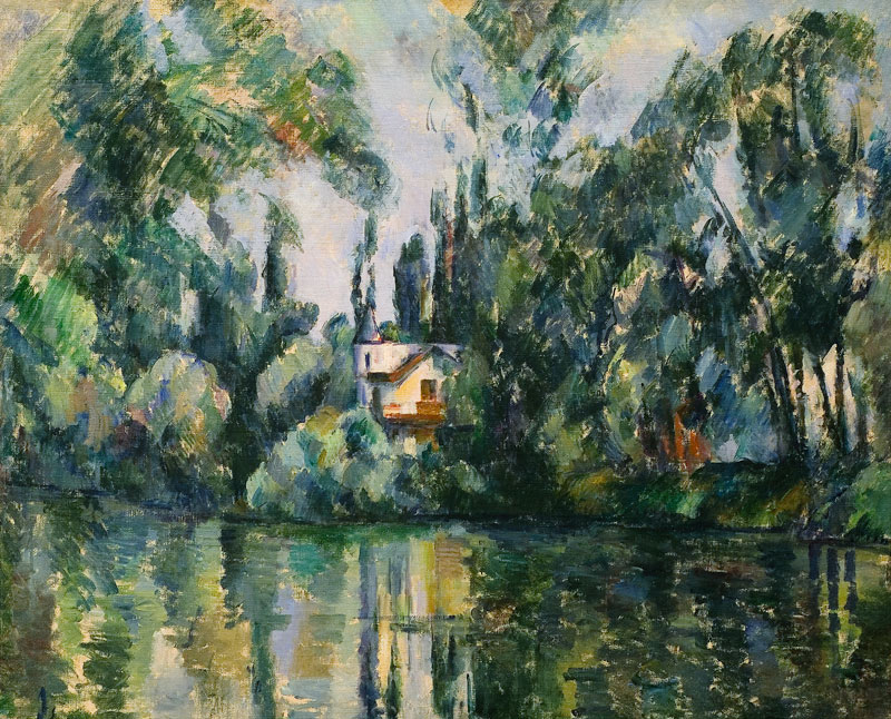 House on the Banks of the Marne van Paul Cézanne