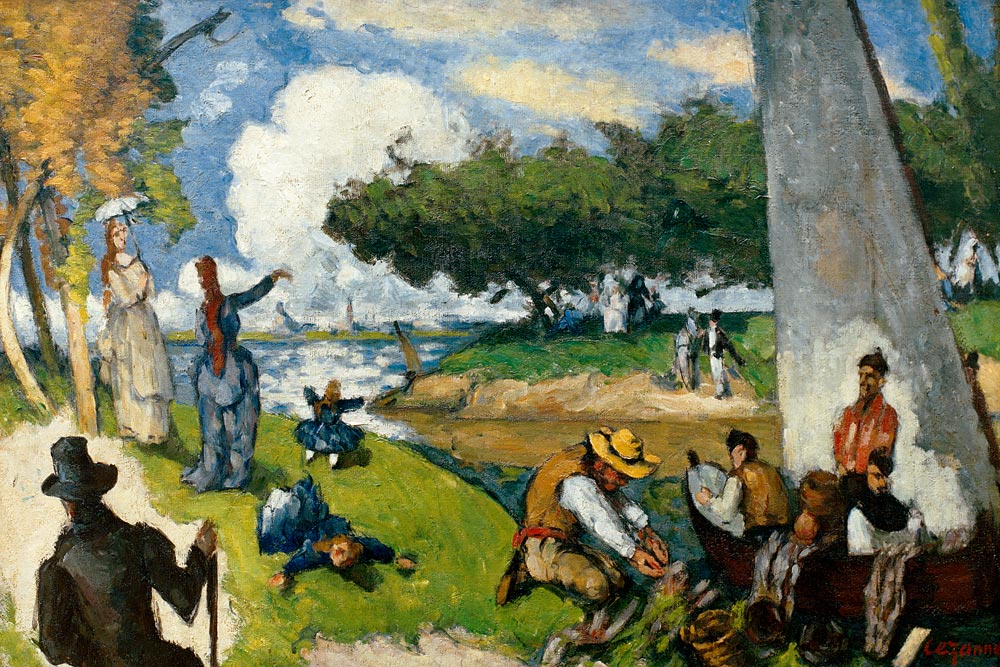 Sunday afternoon van Paul Cézanne