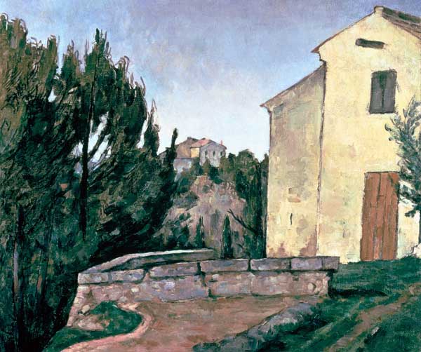 The Abandoned House at Tholonet van Paul Cézanne