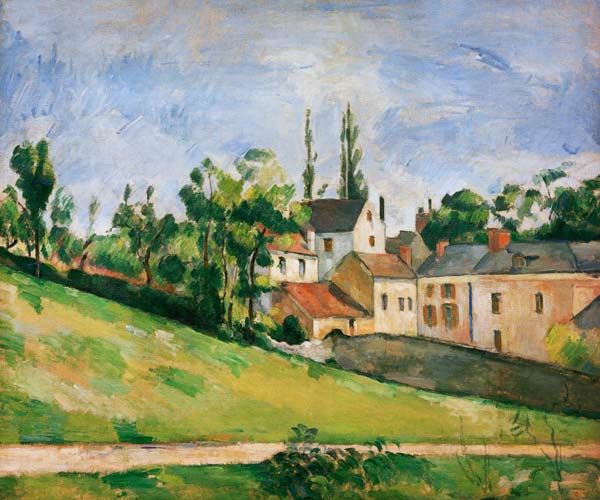 Ascending path van Paul Cézanne