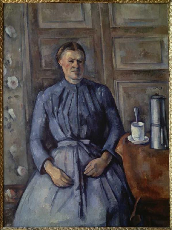 Femme a la Cafetiere van Paul Cézanne